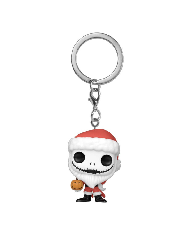 Nightmare before Christmas POP! Vinyl Keychains 4 cm Santa Jack w/Jackolantern