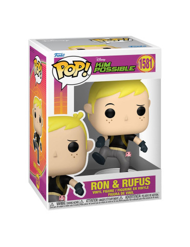 Kim Possible POP! Vinyl Figure Ron w/Rufus 9 cm