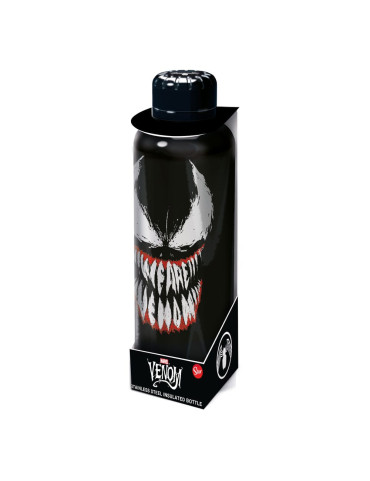 Venom Water Bottle Face