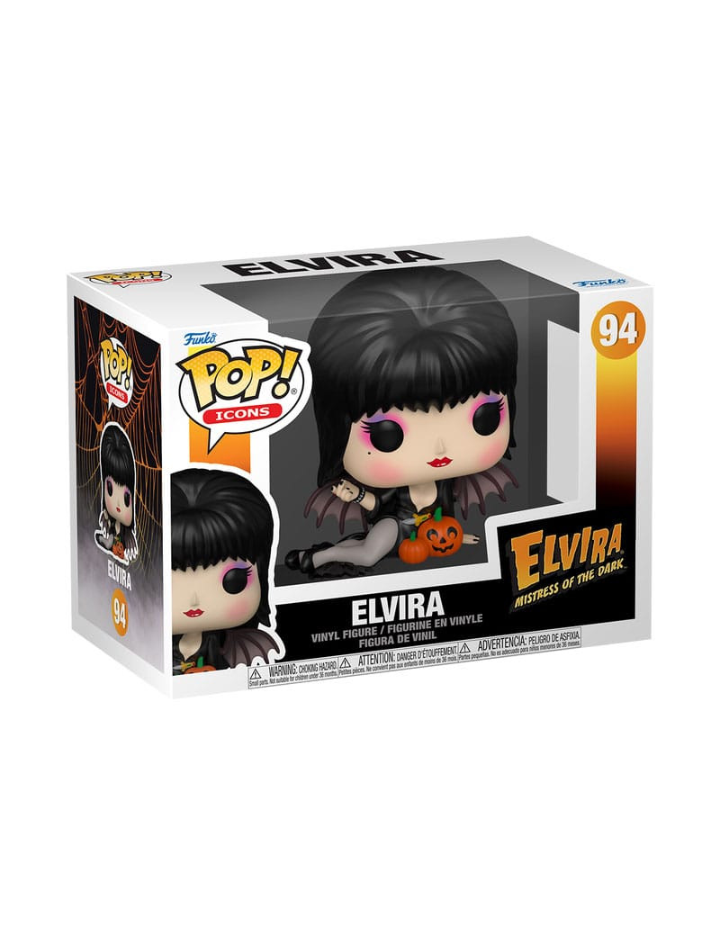 Elvira POP! Icons Vinyl Figure Elvira Pumpkins 9 cm
