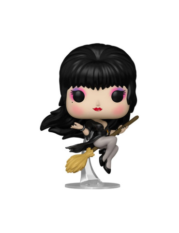 Elvira POP! Icons Vinyl Figure Elvira Broom 9 cm