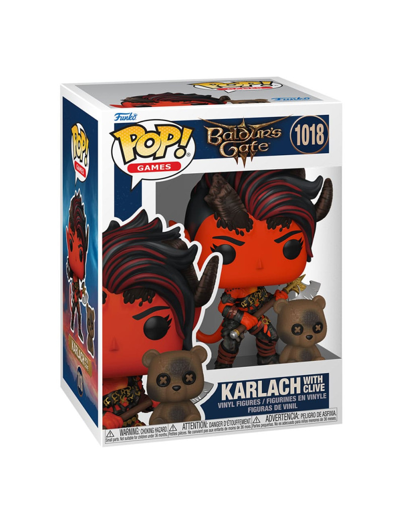 Baldur's Gate POP! & Buddy Vinyl Figure Karlach & Clive 9 cm