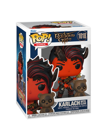 Baldur's Gate POP! & Buddy Vinyl Figure Karlach & Clive 9 cm