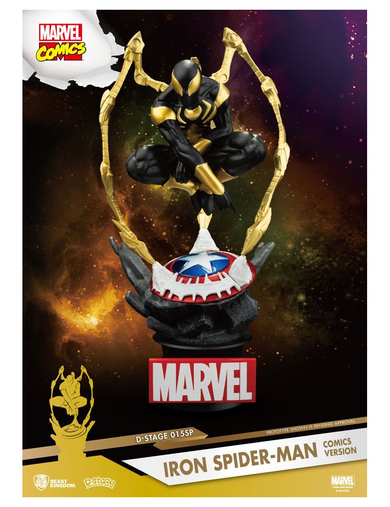 Marvel D-Stage PVC Diorama Iron Spider-Man Comic Version 16 cm