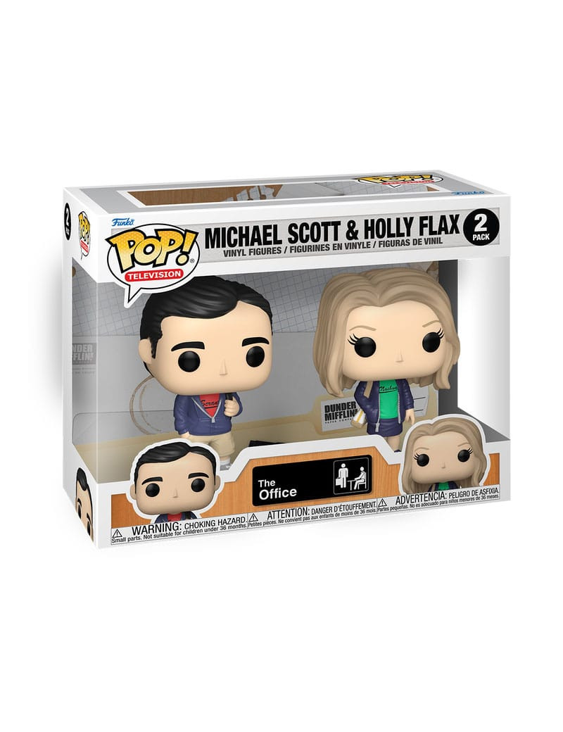 The Office POP! Television Vinyl Figures 2-Pack Michael & Holly 9 cm