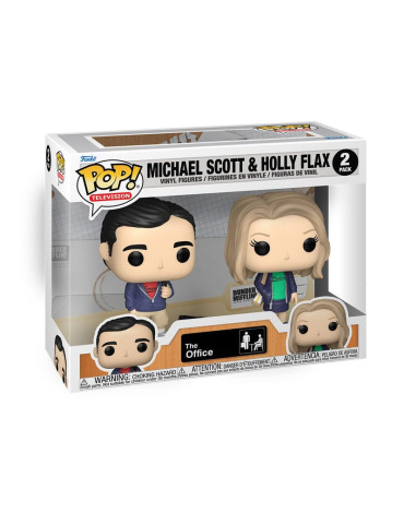 The Office POP! Television Vinyl Figures 2-Pack Michael & Holly 9 cm
