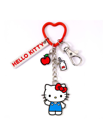 Hello Kitty Key Chain with Hello Kitty Charms 15 cm - Portachiave