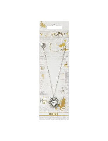 Harry Potter Necklace Time Turner Charm (Silver...