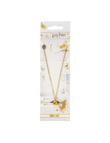 Harry Potter Necklace Golden Snitch Charm...