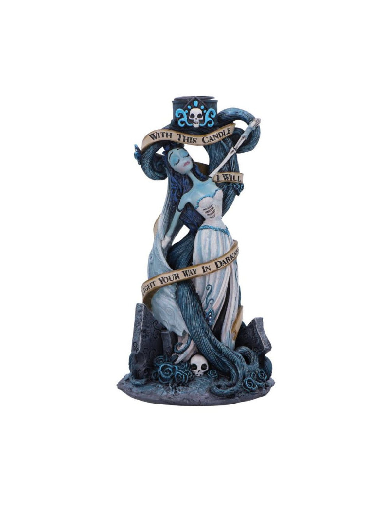 La sposa cadavere - Corpse Bride Candle Holder With This Candle Vow 19 cm