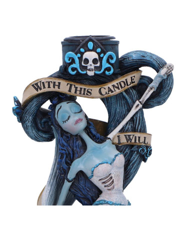 La sposa cadavere - Corpse Bride Candle Holder With This Candle Vow 19 cm