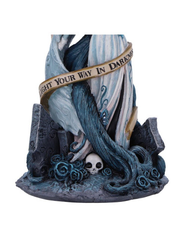 La sposa cadavere - Corpse Bride Candle Holder With This Candle Vow 19 cm