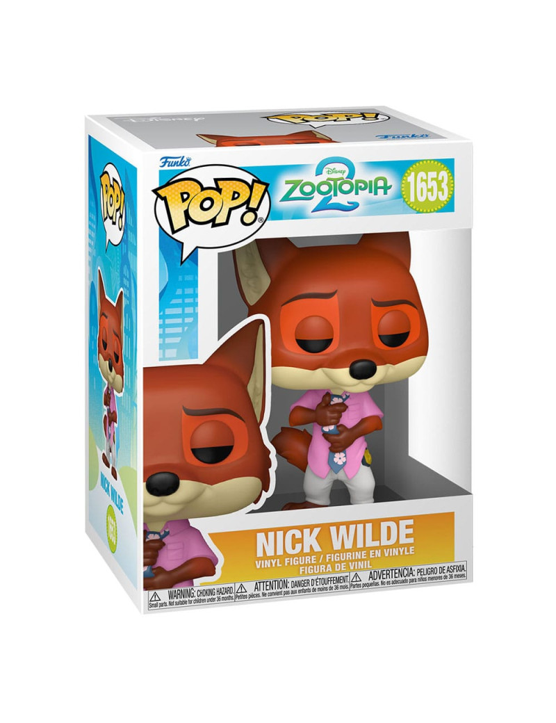 Zootopia 2 POP! Movies Vinyl Figure Nick Wilde 9 cm