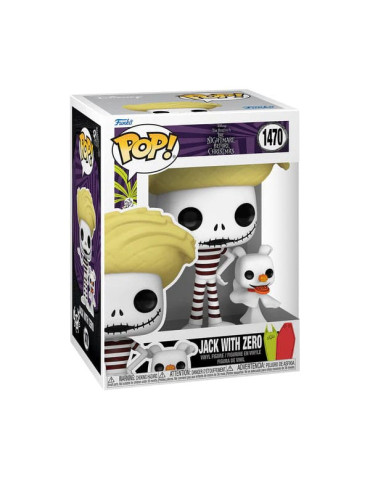 Nightmare before Christmas POP! Disney Vinyl Figure Jack w/Zero(Beach) 9 cm