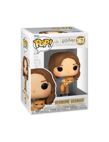 Harry Potter POP & Buddy! Movies Vinyl Figure Hermione w/Crookshanks 9 cm