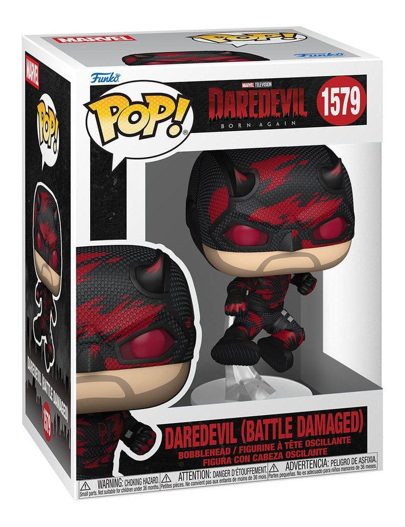 Daredevil: Born Again POP! Marvel Vinyl Figure Daredevil (Battle Damaged) 9 cm