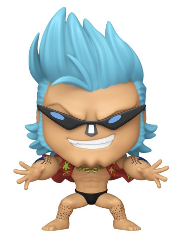 One Piece POP! Animation Vinyl Figure Franky (Refresh) 9 cm - Scatola lievemente ammaccata
