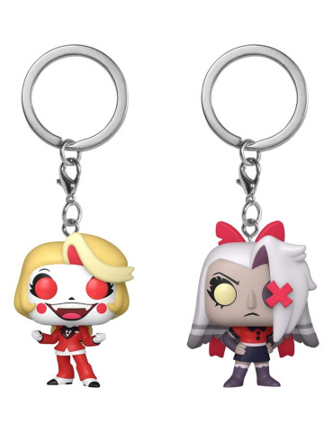 Hazbin Hotel POP! Vinyl Keychain 2-Pack Charlie & Vaggie 4 cm