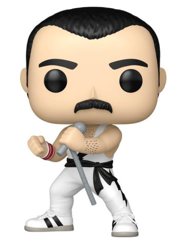 Queen POP! Rocks Vinyl Figure Freddie Mercury (white singlet) 9 cm
