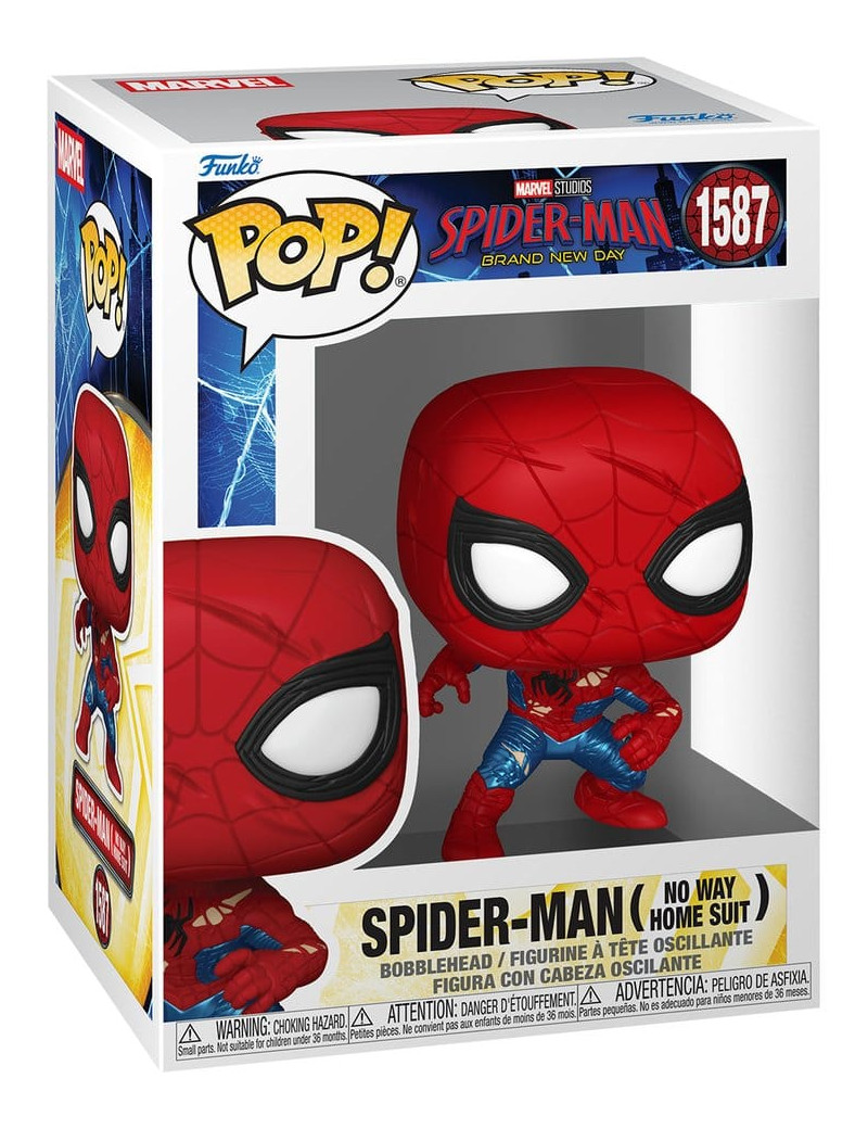 Spider-Man: Brand New Day POP! Vinyl Figure Spider-Man (No Way Home Suit) (Brand New Day) 9 cm