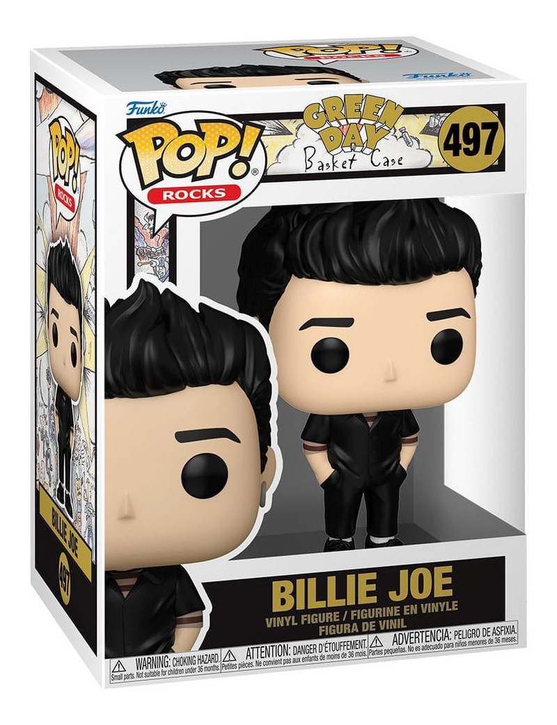Green Day POP! Rocks Vinyl Figure Billie Joe (Basket Case) 9 cm