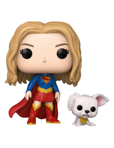 Supergirl (2026) POP! Heroes Vinyl Figure Supergirl with Puppy Krypto 9 cm