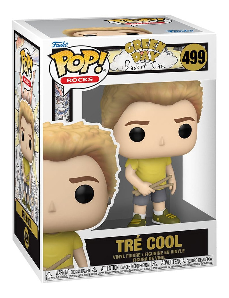 Green Day POP! Rocks Vinyl Figure Tre Cool (Basket Case) 9 cm