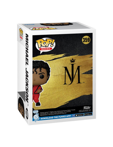 Michael Jackson POP! Rocks Vinyl Figure Thriller 9 cm