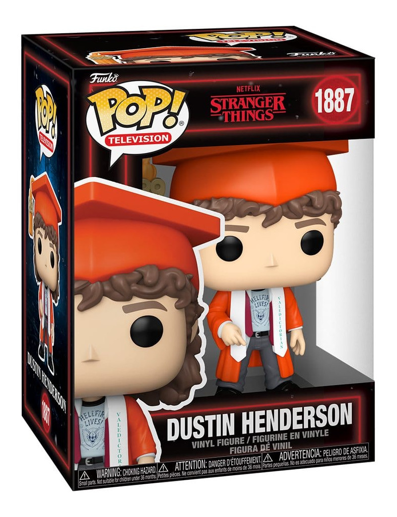 Stranger Things POP! TV Vinyl Figures Dustin Henderson 9 cm