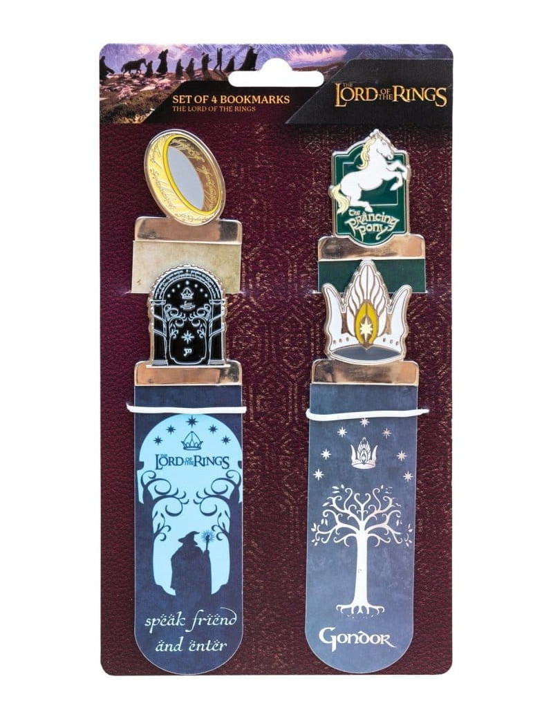 The Lord of the Rings Bookmarks Set of 4 - Segnalibri Il signore degli anelli
