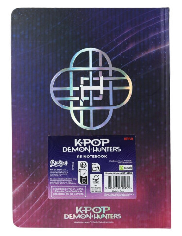 KPop Demon Hunters A5 Notebook Huntr/x