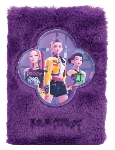 KPop Demon Hunters A5 Notebook Huntr/x Plush