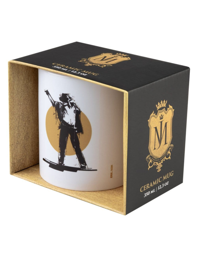 Michael Jackson Mug King of Pop White 350 ml