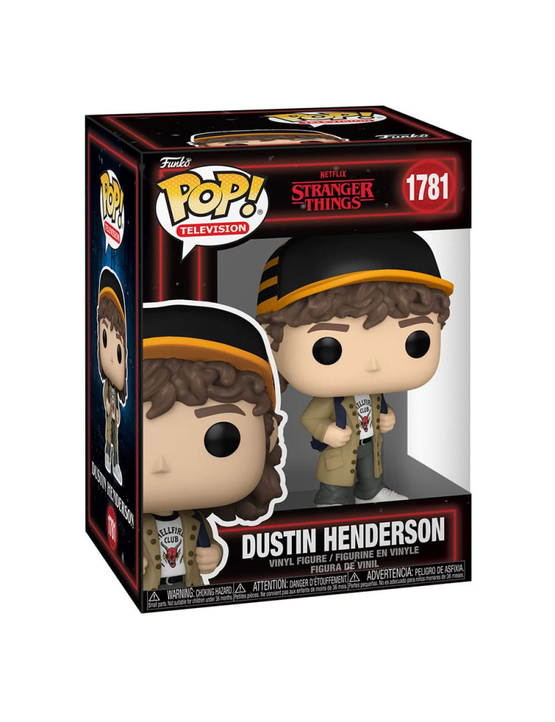 Stranger Things POP! Television Vinyl Figures Dustin Henderson 9 cm