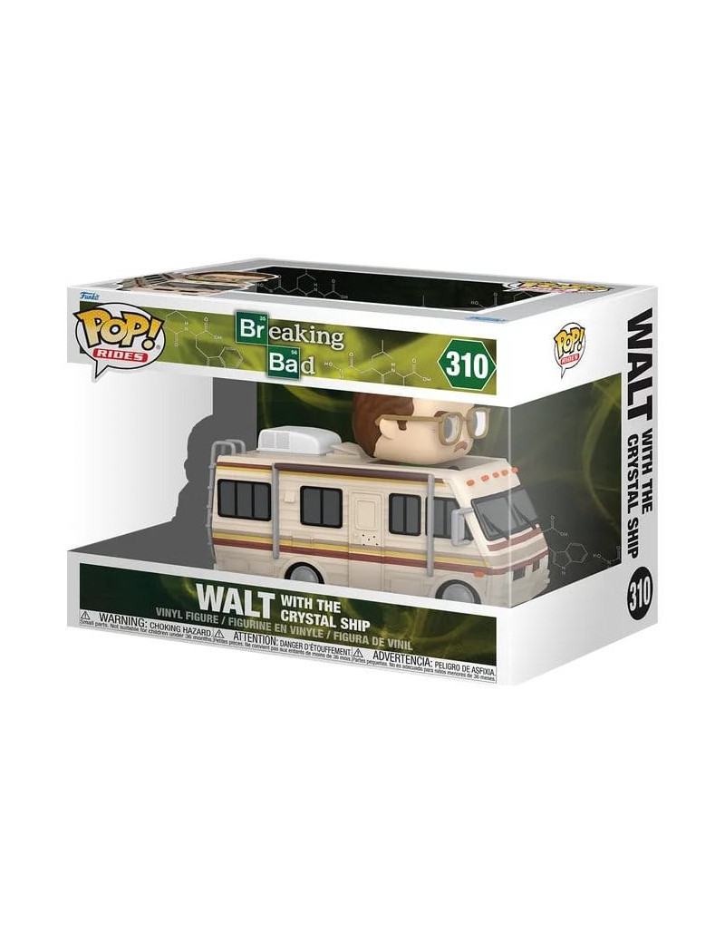 Breaking Bad POP! Rides Deluxe Vinyl Walt/RV 9 cm - Scatola lievemente ammaccata