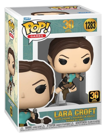 Tomb Raider POP! Games Vinyl Figure Lara Croft (30th Anniversary) 9 cm
