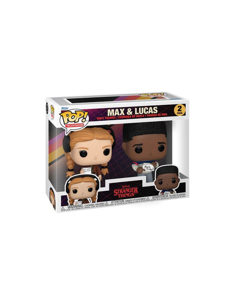 Stranger Things POP! Animation Vinyl Figures 2-Pack Max & Lucas 9 cm