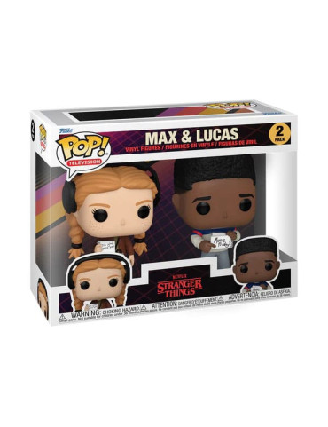 Stranger Things POP! Animation Vinyl Figures 2-Pack Max & Lucas 9 cm