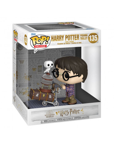 Harry Potter POP! Deluxe Vinyl Figure Harry Pushing Trolley 9 cm