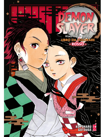 Demon Slayer - Kimetsu no Yaiba Libro da colorare - Rosso 1