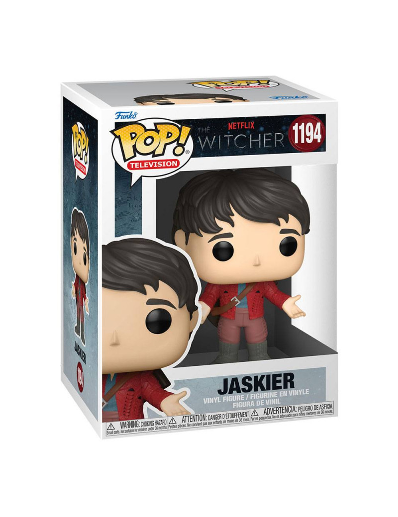 The Witcher POP! TV Vinyl Figure Jaskier (Red Outfit) 9 cm