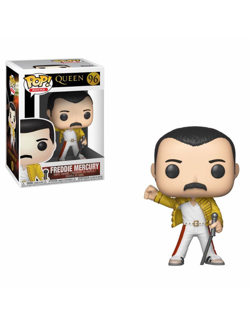 Queen POP! Rocks Vinyl Figure Freddie Mercury Wembley 1986 9 cm