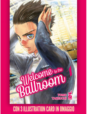 Welcome to the ballroom 1 con 3 illustration card