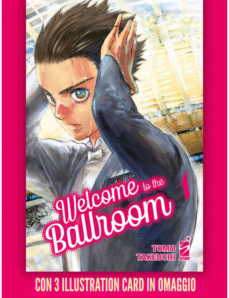 Welcome to the ballroom 1 con 3 illustration card