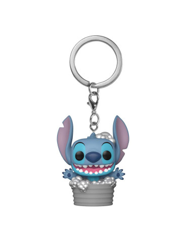 Disney POP! Portachiavi 4 cm Stitch in bathtub