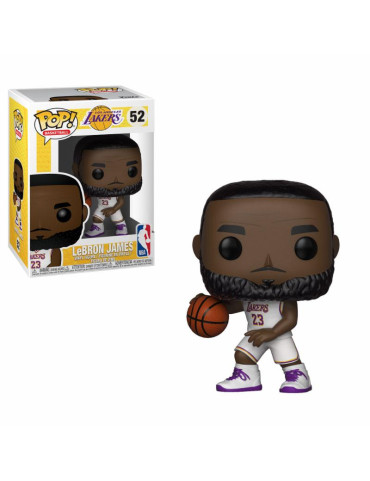 NBA POP! Sports Vinyl Figure LeBron James White Uniform (Lakers) 9 cm