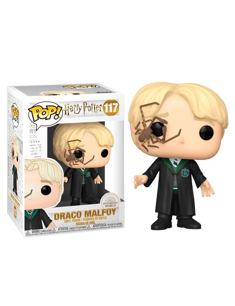 Harry Potter POP! Movies Vinyl Figure Draco Malfoy w/Whip Spider 9 cm