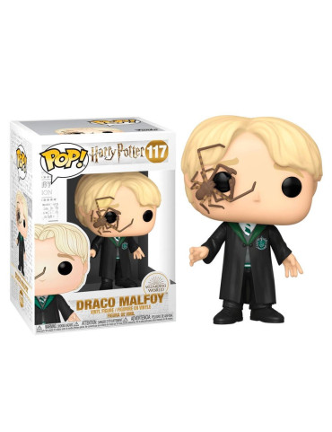 Harry Potter POP! Movies Vinyl Figure Draco Malfoy w/Whip Spider 9 cm
