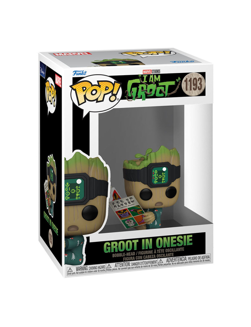 I Am Groot POP! Vinyl Figure Groot PJs w/book 9 cm