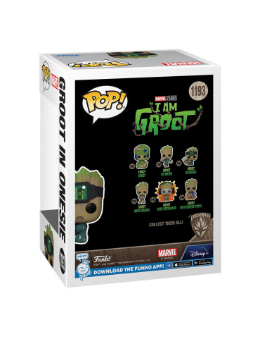 I Am Groot POP! Vinyl Figure Groot PJs w/book 9 cm